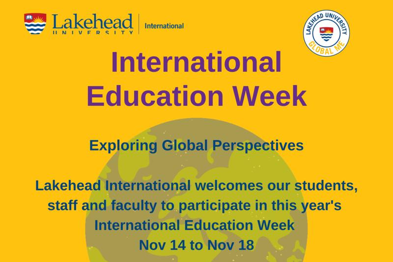 International Education Week 2022 Exploring Global Perspectives